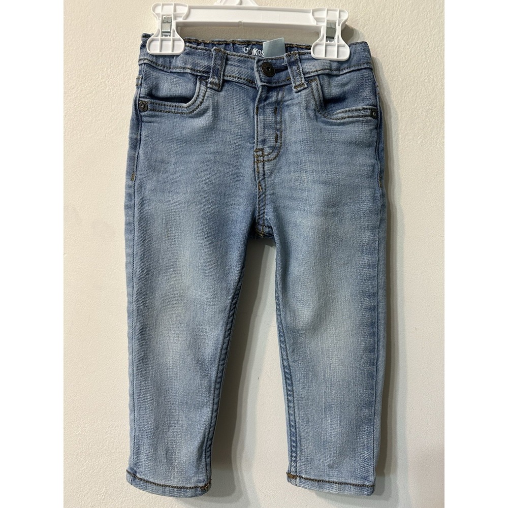 OshKosh B'gosh Baby Skinny Jeans 18M 18 Months Light Wash Denim Stretch Pants